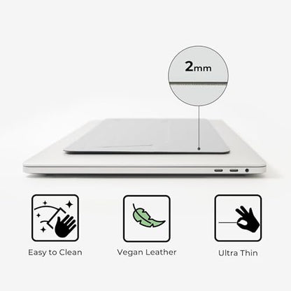 Laptop Stand for Desk, Office, Ergonomic Notebook Stand, Foldable & Portable Travel FlatStand, Lightweight, Anti-Slip, Compatible with MacBook Air, Pro, and Up to 15.4" Laptops (Charcoal) - color: Charcoal Frost