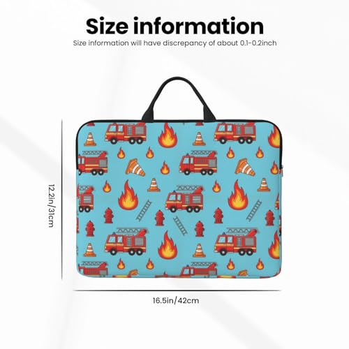 Laptop Case 14 Inch, Soft Shockproof Laptop Sleeve with Handle, Protective Bag - color: Pattern (661)