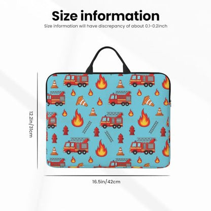 Laptop Case 14 Inch, Soft Shockproof Laptop Sleeve with Handle, Protective Bag - color: Pattern (661)