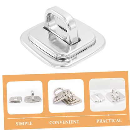 Happyyami 4pcs Laptop Cable Security Anchor Sturdy Desk Mount Base for Anti-Theft Protection Lock Plate for Laptops Tablets and Monitors Reliable Adhesive Design