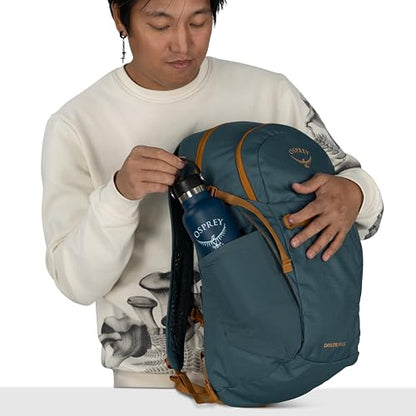 Osprey Daylite Plus Commuter Backpack - Everyday Pack with Laptop Sleeve, Bottle Pockets, and Extra Storage, Iris Pink - color: Iris Pink