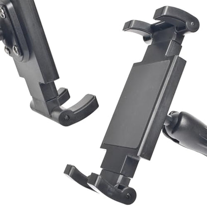 VAUBORTTI 1" Ball Tablet Holder – Screw-Mounted Tablet Mount Compatible with RAM B Size System, Adjustable iPad Holder for 7-12.9" Tablets, Car Truck Boat Dashboard