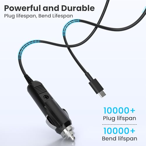 100W Laptop Car Charger USB C Compatible with Dell Latitude 5420 3520 5520 5510 7320 7520 7420 5430 5440 5540 5450,for Dell Pro 14 Plus 13 16 PB14250 PB13250 DB14250 PA16250 DB06250 PC16250