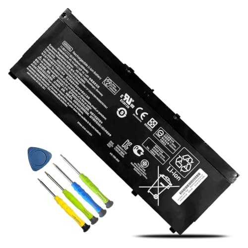 52.5Wh SR03XL SR04XL L08855-855 Battery Replacement for Hp Pavilion 15-CX 15-cx0xxx 15-cx0058wm 15-cx0056wm Envy X360 15-CN 15-CP 17-BW 15-cx0xxx Series SR03052XL L08934-2C1 L08934-1B1 - size: 13.38*2.36*0.47inch SR03XL