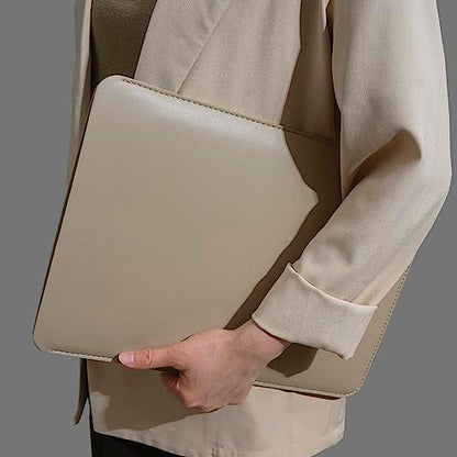 Laptop Sleeve 15 Inch 16Inch Compatible with MacBook Pro 16 A2991 M3 A2780 A2485 A2141 MacBook Pro Retina 15 Color Khaki - color: Khaki, size: 15-16 Inch