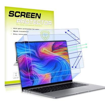 2pc 13.3-inch Laptop Screen Blue Light Film | Compatible with HP/Dell/Sony/Asus/Samsung/Lenovo/Acer/MSI/LG/Razer - color: Without Camera Cover, size: 13.3-inch（16:9）