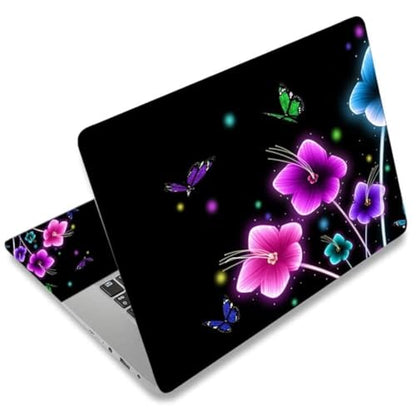 Laptop Notebook Skin Sticker Cover Decal Fits 12 13 13.3 14 15 15.4 15.6 inch Laptop Protector Notebook PC | Easy to Apply, Remove and Change Styles (Colorful Flowers) - color: Colorful Flowers