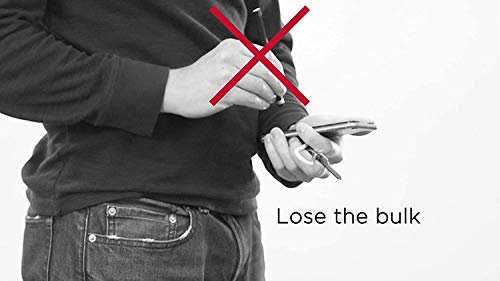 KeySmart NanoStylus – Mini Keyring Stylus Ergonomic, Portable and Precise Keychain Stylus Pen for Touch Screens - color: Silver