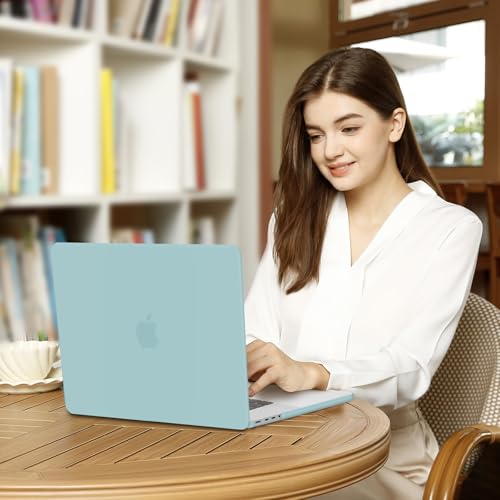 MOSISO Compatible with MacBook Pro 16 inch Case M5 M4 M3 M2 M1 2026-2021 | A3429 A3428 A3403 A3186 A2991 A2780 A2485, Protective Hard Shell Case&Keyboard Cover&Screen Film&Pouch, Aquamarine - color: Aquamarine