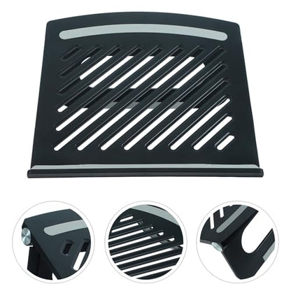 PRETYZOOM Multi-Angle Foldable Laptop Stand Ergonomic Ventilated Laptop Riser Portable Computer Holder for Desk Use Compatible with