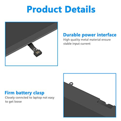 RC30-0196 Laptop Battery for Razer Blade Stealth 2016 v2 2017 i7-7500U i7-8550u 13.3" RZ09-01962W10 RZ09-0239 RZ09-02393E31 RZ09-01962E52 RZ09-01962E53 RZ09-01962E20 RZ09-01962E10 RZ09-01962E12 - size: 11.7*3.9*0.2inch RC30-0196