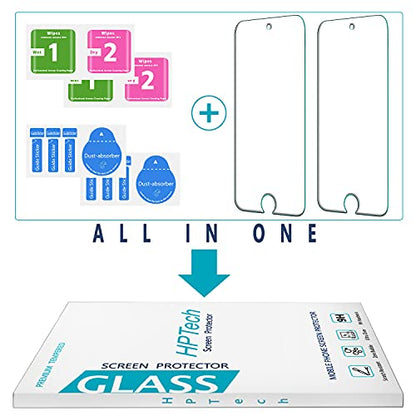2-Pack Tempered Glass For Apple New iPod Touch 7th Gen (2019), 6th Gen, 5th Gen (2015) Screen Protector, Easy to Install, Bubble Free, 9H Hardness - size: iPod Touch 7/6/5 4.0-inch