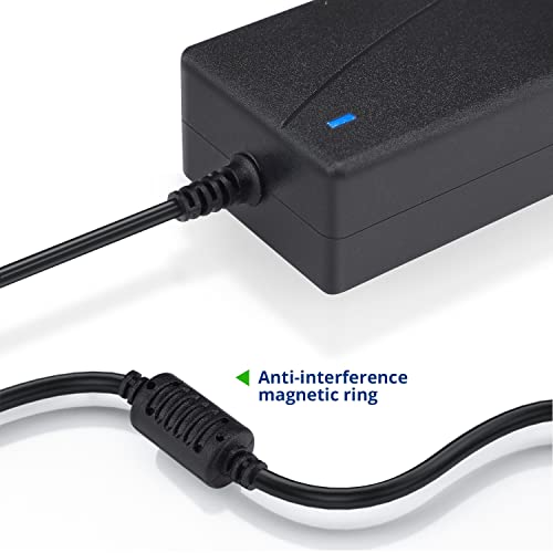 TOBWOLF DC 12V 5A Power Supply Adapter, AC 100-240V US Plug with 4.6FT Cord | 5.5x2.5mm DC Output Plug | Switching AC/DC Converter | Fits for LED Strip, Lights, CCTV & Security Cameras - size: 12V 5A