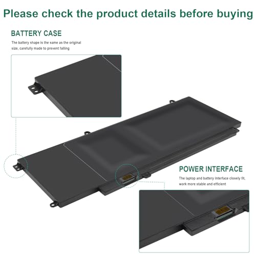 Fancy Buying D2VF9 Laptop Battery Replacement for Dell Inspiron 15 7547 7548 D2VF9 0PXR51 PXR51-11.1V 45WH - size: 10.19*4.21*0.24inch D2VF9
