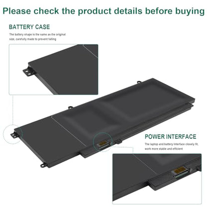 Fancy Buying D2VF9 Laptop Battery Replacement for Dell Inspiron 15 7547 7548 D2VF9 0PXR51 PXR51-11.1V 45WH - size: 10.19*4.21*0.24inch D2VF9