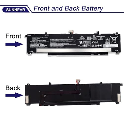 70.07Wh WK04XL M39179-005 Laptop Battery Replacement for HP OMEN 16-b 16-c HP Victus 16-e 16-d 15-f Series Victus 16-D0001UR 16-D0023DX 16-D1113TX 16-E0005UA Notebook 15.4V 4323mAh 4-Cell HSTNN-IB9V - size: 14.18*4.13*1.22 inches WK04XL