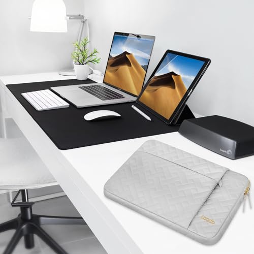 Lacdo 13 Inch Laptop Sleeve Case for 13 inch MacBook Air M5 A3449 (2026), M4 A3240 2025, M3 A3113, M2 A2681, M1 A2337 A2179 A1932 | 13 inch MacBook Neo A18 Pro A3404 (2026) Computer Bag, Space Gray - color: Space Gray, size: New MacBook Air/Neo/Pro 13 Inc