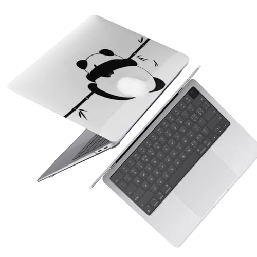 Laptop Shell for MacBook Air 11 inch Case 2015 2014 2013 2012 2011 2010 Release Model A1465 A1370,Air 11.6" Snap on Protective Laptop Hard Case & Keyboard Cover,Cute Panda - color: Cute Panda, size: Air 11" 2010-2015(A1370/A1465)
