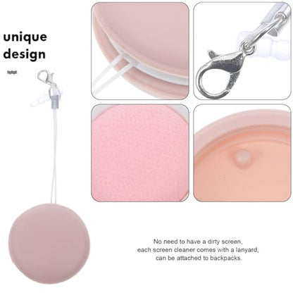 4pcs Macaron Shape Screen for Phones Laptops and Glasses Soft Microfiber Cloths for Streak Cleaning for Electronics and Screens