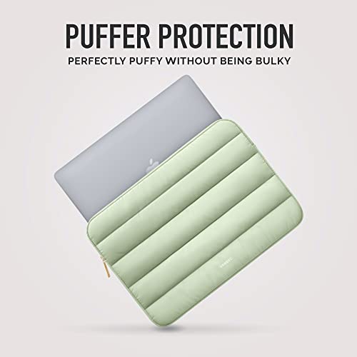 Puffer Laptop Sleeve with Zipper for 13 Inch Laptops
