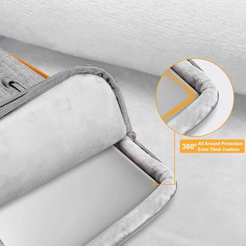 MOSISO 360 Protective Laptop Case 13 inch, 13 inch Laptop Sleeve | Compatible with MacBook Neo/Air M5 M4 M3 M2 M1 2026-2018/Pro M2 M1, Side Open Carrying Case with 4 Zipper Pockets, Gray - color: Gray, size: 13 inch