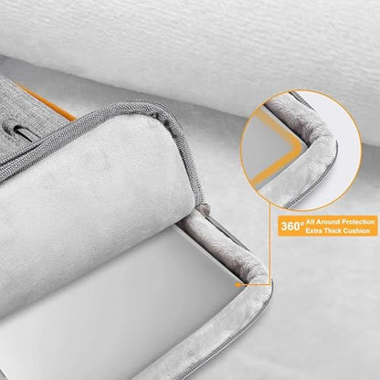 MOSISO 360 Protective Laptop Case 13 inch, 13 inch Laptop Sleeve | Compatible with MacBook Neo/Air M5 M4 M3 M2 M1 2026-2018/Pro M2 M1, Side Open Carrying Case with 4 Zipper Pockets, Gray - color: Gray, size: 13 inch