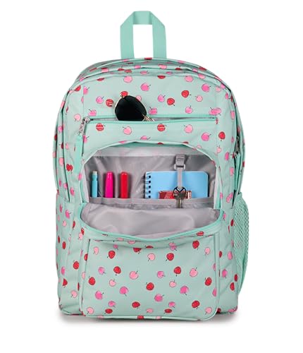 JanSport Laptop Backpack - Computer Bag with 2 Compartments, Ergonomic Shoulder Straps, 15” Laptop Sleeve, Haul Handle - Apple Orchard - color: Apple Orchard Magic
