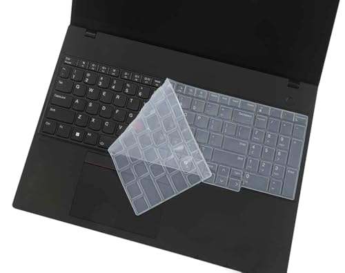 Keyboard Skin Compatible for 2025-2022 Lenovo ThinkPad E16 L16 T16 P16 P16v P16s 16 inch, Thinkpad L15 Gen 4/3 15.6" (Not Compatible for Thinkpad Z16, L15 Gen 2/1) (Clear) - color: Clear