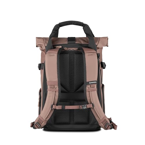 WANDRD PRVKE Rolltop 15L V4 Photography Bundle – Compact Travel Camera Backpack with Essential Camera Cube and Laptop Sleeve - color: Atacama Clay, size: 15L (Photography Bundle), style: Rolltop