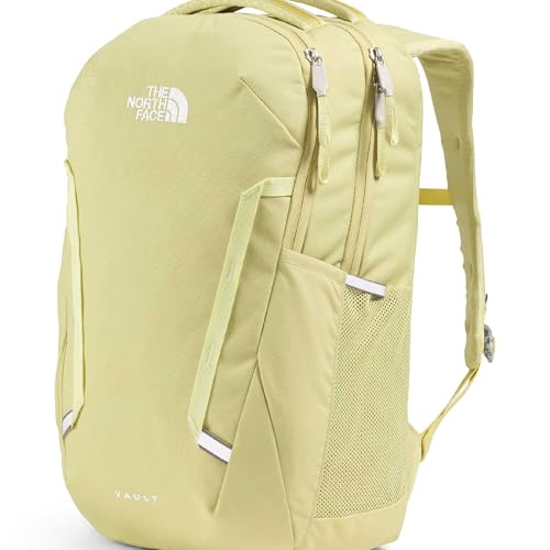 The North Face Women's Vault Everyday Laptop Backpack - Commuter Travel Bag, Water-Repellent, Spacious Main Compartment, Pear/Lemon Mist, One Size - color: Pear/Lemon Mist