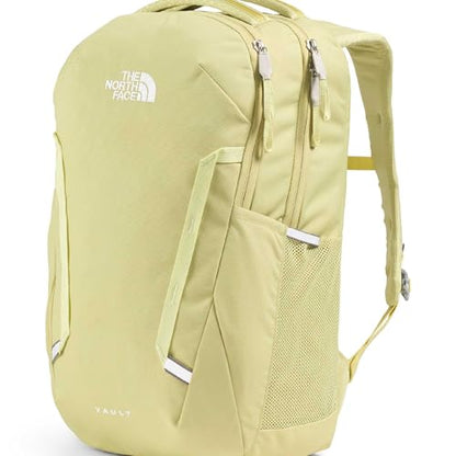 The North Face Women's Vault Everyday Laptop Backpack - Commuter Travel Bag, Water-Repellent, Spacious Main Compartment, Pear/Lemon Mist, One Size - color: Pear/Lemon Mist