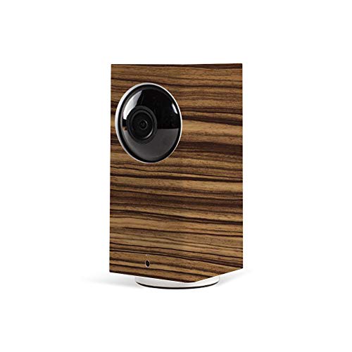 MightySkins Skin Compatible with Wyze Cam Pan - Dark Zebra Wood | Protective, Durable, and Unique Vinyl Decal wrap Cover | Easy to Apply, Remove, and Change Styles | Made in The USA - color: Dark Zebra Wood