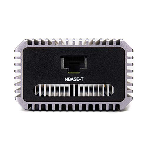 CalDigit Connect 10G - Thunderbolt Type-C to 10Gb PCIe Ethernet Adapter for Mac and PC, Bus Powered, Compatible with Thunderbolt 3, 4 & 5, USB4