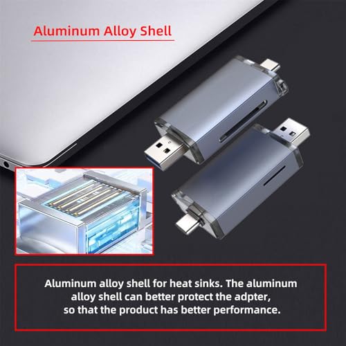 Xiwai USB Type-A Type-C Port USB 3.0 to UHS-III UHS-II SD4.0 TF Micro-SD Card Writer Reader for Camera & Laptop & Tablet & Phone & Camera - style: USB 3.0 Type-A/Type-C to TF Micro-SD Card