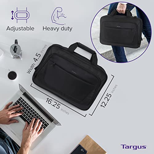Targus CityLite Laptop Briefcase Shoulder Messenger Bag for 15.6-Inch Laptop, Black (TBT053US) - size: 15.6 inch