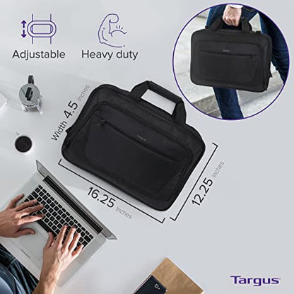 Targus CityLite Laptop Briefcase Shoulder Messenger Bag for 15.6-Inch Laptop, Black (TBT053US) - size: 15.6 inch