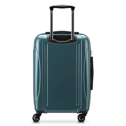 DELSEY PARIS Helium Aero Hardside Expandable Luggage with Spinner Wheels, Metallic Green, Carry-On Plus 21 Inch - color: Metallic Green, size: Carry-On Plus 21 Inch