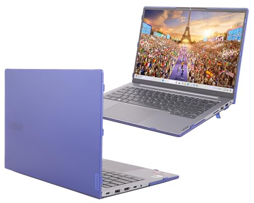 mCover Case ONLY Compatible for 2023~2025 14" Lenovo ThinkBook 14 G6 / G7 Series Windows Notebook PC (NOT Working with Other Lenovo Models) - Blue - color: Blue
