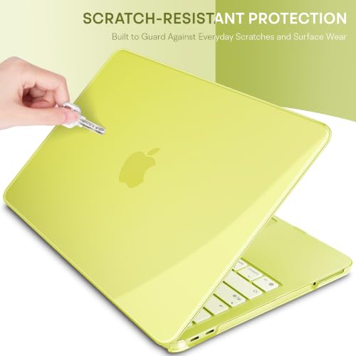 May Chen for MacBook Neo 13 inch Liquid Retina Display ((2026 Release A3404), Slim & Lightweight Protective Case with Screen Protector&Keyboard Cover&Dust Plug, Crystal Citrus - color: Crystal Citrus