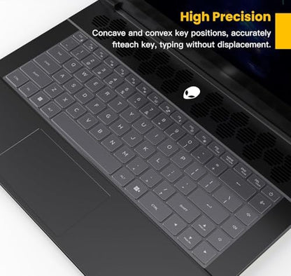 Keyboard Cover for 16" Dell Alienware 16 Area-51 AA16250 Gaming Laptop, Alienware 16 Area-51 Keyboard Skin Protector - TPU - size: AA16250