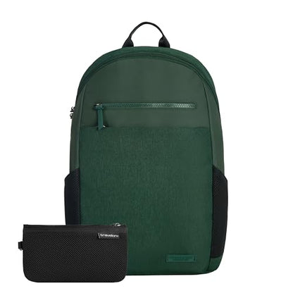 Travelon Anti-Theft Metro Backpack with RFID blocking pouch - color: Forest Heather