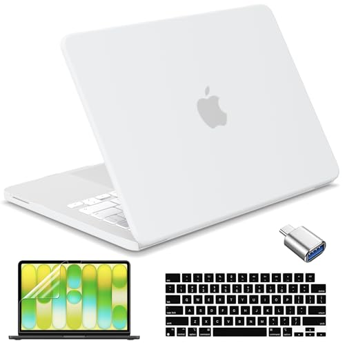 for MacBook Neo 13 inch Case 2026, Ultra-Thin Shockproof Hard Shell Laptop Cover with Keyboard Cover & Screen Protector for MacBook Neo 13" A3404, Matte Transparent - color: Matte Transparent