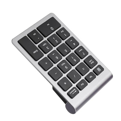 Numeric Keypad with Mice, 2.4G Number Pads and Mouse and USB Receiver Kit for PC Laptop, 22-Key | Number Lock | LED Indicator (Iron Grey) - color: Iron Grey