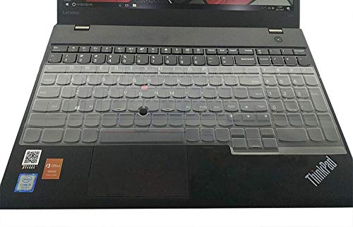 YYubao Ultra Thin Clear Keyboard Cover Skin Protector Compatible with 15.6 inch Lenovo ThinkPad P51S T570 T575 E580 T580 Laptop (NOT Compatible for 15.6" ThinkPad P50 P50s P51) - color: Compatible for ThinkPad P51S T570 T575 E580 T580