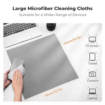 K&F CONCEPT 15 in 1 Camera Pro Cleaning Kit for DSLR and Sensitive Devices | 60ml Purified Water, Strong Blower, Multifunctional Pen, Portable Cloth, Camera Accessories and Photography Accessori,MK04