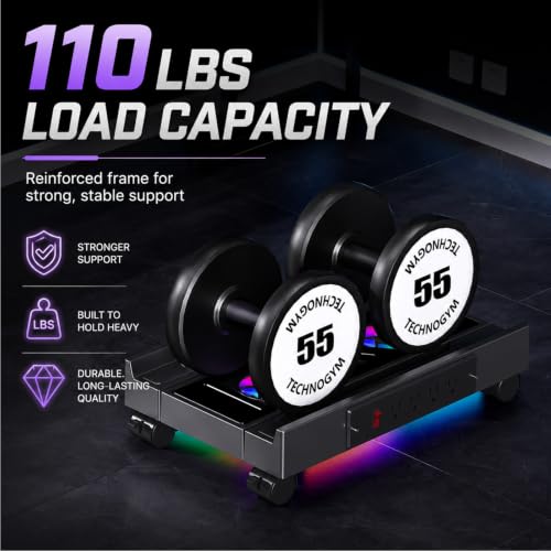 Computer Tower Stand with Charging Station, Cooler Fan and Light, Adjustable PC Stand for Floor, Mobile CPU Stand with 4 Caster Wheels, Under Desk CPU Holder Fits Most PC Tower - style: Socket + Fan