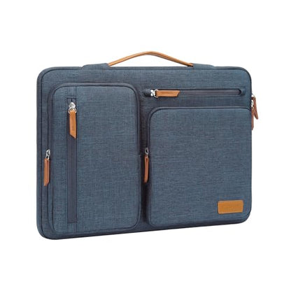 MOSISO 360 Protective Laptop Case 13 inch, 13 inch Laptop Sleeve Compatible with MacBook Air M5 M4 M3 M2 M1 2026-2018/Neo/Pro M2 M1, Side Open Carrying Case with 4 Zipper Pockets&Handle, Haze Blue - color: Haze Blue, size: 13 inch