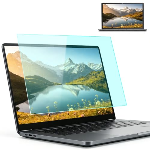 2-Pack 15.6 Inch 16:9 Anti Blue Light Screen Protector, Matte Anti Glare Film UV Blocking Protector Compatible with 15.6'' Hp Acer Asus Lenovo Dell Samsung Portable Monitor - size: 15.6 inch 16:9 laptops