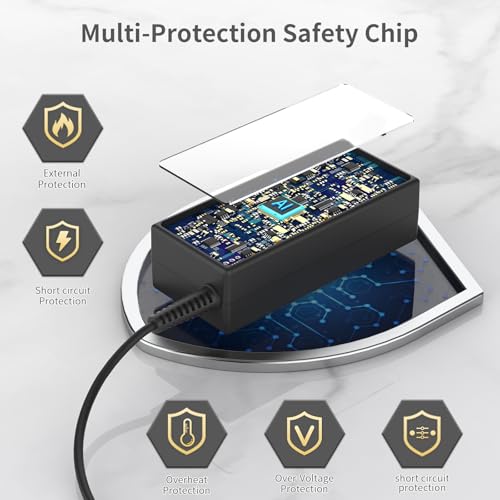 65W 45W AC Power Charger Compatible with HP Probook 450 430 440 445 640 650 G1 G2 G3 G4 G5 G6 G7 G8 PPP009A Laptop Power Supply Adapter Cord