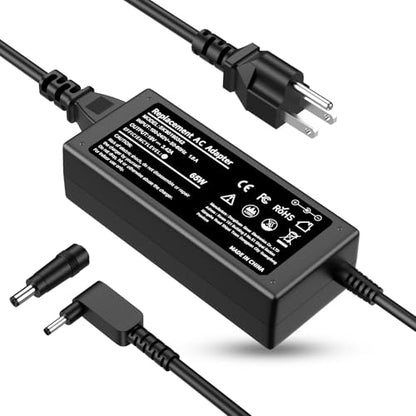 N15Q8 N15Q9 N16P1 N20C5 65W 19V 3.42A Charger Replacement for Acer Laptop AC Adapter A13-045N2A A11-065N1A Pa-1450-26 Aspire 1 5 R15 Slim A515-54 Chromebook C738T C740 Spin 1 5 Swift 3 Power Cord